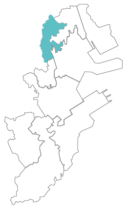 岡村の地図